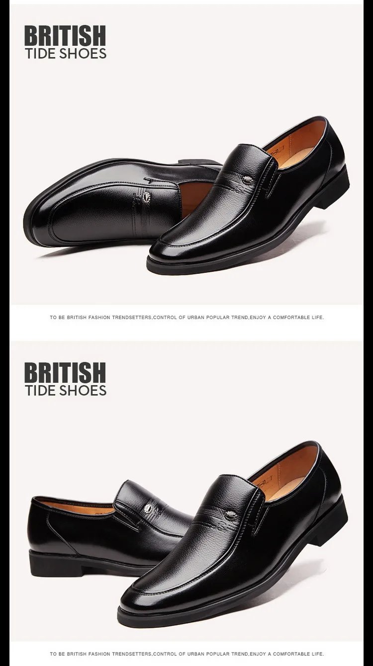 Leather Men Formal Shoes Luxury Brand 2022 Men's Loafers Dress Moccasins Breathable Slip on Black Driving Shoes Plus Size 38-44 Leather Men Formal Shoes Luxury Brand 2022 Men's Loafers Dress Moccasins Breathable Slip on Black Driving Shoes Plus Size 38-44