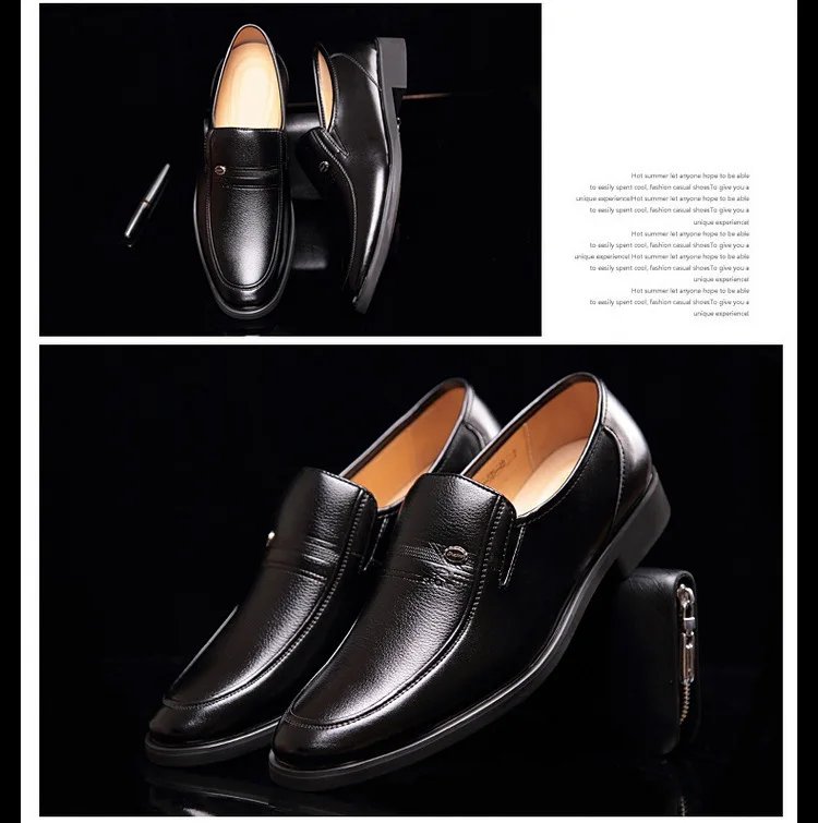 Leather Men Formal Shoes Luxury Brand 2022 Men's Loafers Dress Moccasins Breathable Slip on Black Driving Shoes Plus Size 38-44 Leather Men Formal Shoes Luxury Brand 2022 Men's Loafers Dress Moccasins Breathable Slip on Black Driving Shoes Plus Size 38-44