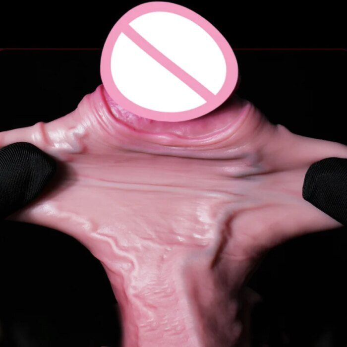 Real Veins Soft Penis Sleeve Penis Extender Liquid Silicone Condoms Delay Ejaculation Sex Toys For Men Dick Enlargement Longer - Image 4