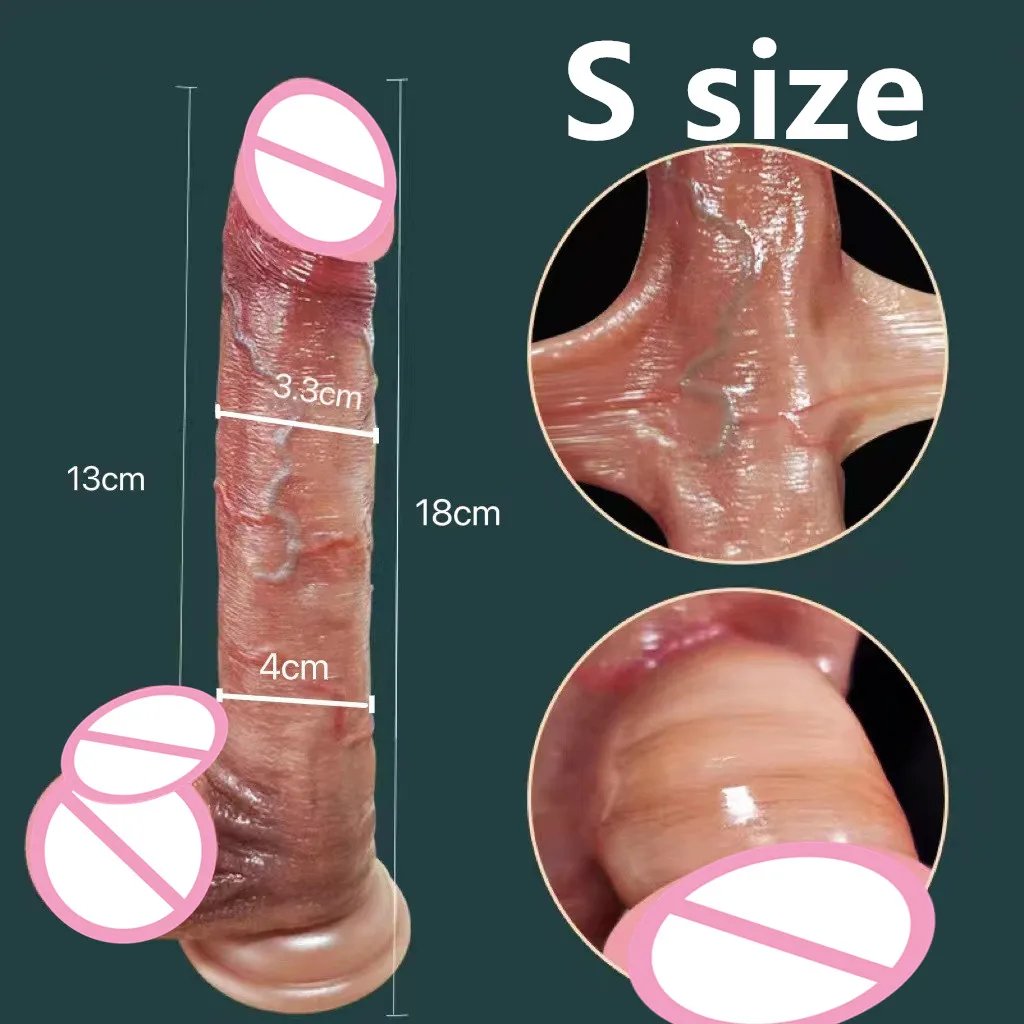 2.0 Dick Upgraded Version Of Sliding Testicle Realistic Penis For Women Sliding Foreskin Dildo Anal Sex Toy For Couple Silicone 2.0 Dick Upgraded Version Of Sliding Testicle Realistic Penis For Women Sliding Foreskin Dildo Anal Sex Toy For Couple Silicone
