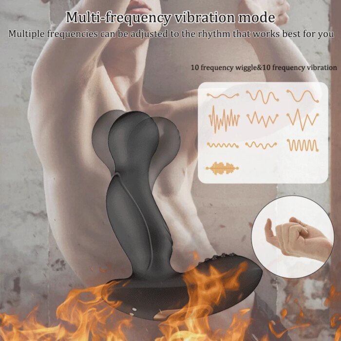 Anal Vibrator Butt Plug Male Prostate Massager Dildo Remote Control Anus Plug Stimulator Masturbator Sex Toys For Adults Gay - Image 3