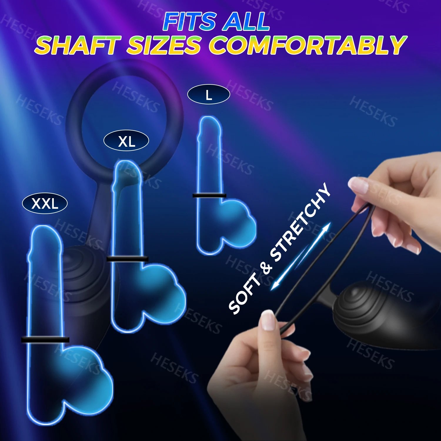 HESEKS Male Thrusting Prostate Massager Wireless Remote Control Anal Plug Dildo Butt Plug Telescopic Cock Ring Sex Toys for Men