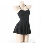 Summer Swimming Pool Party Anime Girl Student Swimwear Dress Role Play Women's Nightwear Nightwear Uniform Clothing Sexy Sling - Image 4