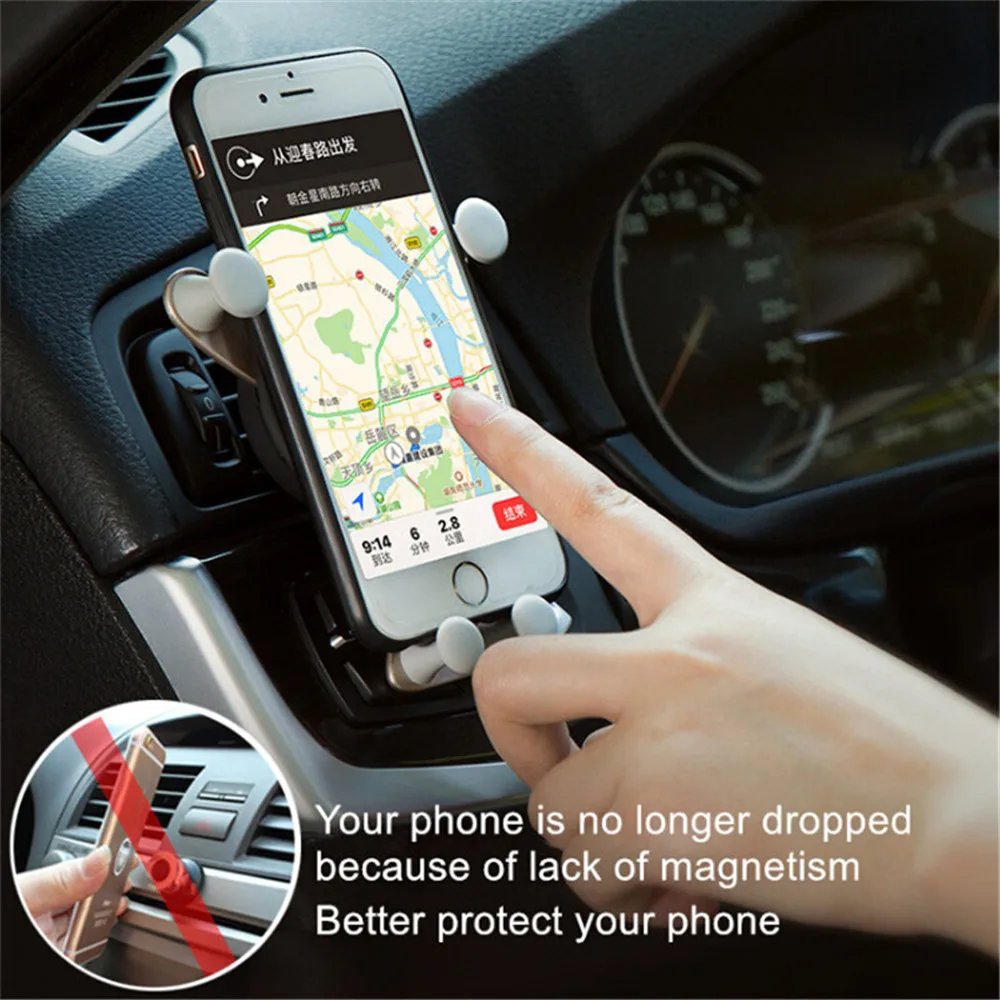 Gravity Car Phone Holder Air Vent Clip Smile Face Mount Mobile Cell Stand GPS Support For iPhone 12 Pro Max Xiaomi Samsung Gravity Car Phone Holder Air Vent Clip Smile Face Mount Mobile Cell Stand GPS Support For iPhone 12 Pro Max Xiaomi Samsung