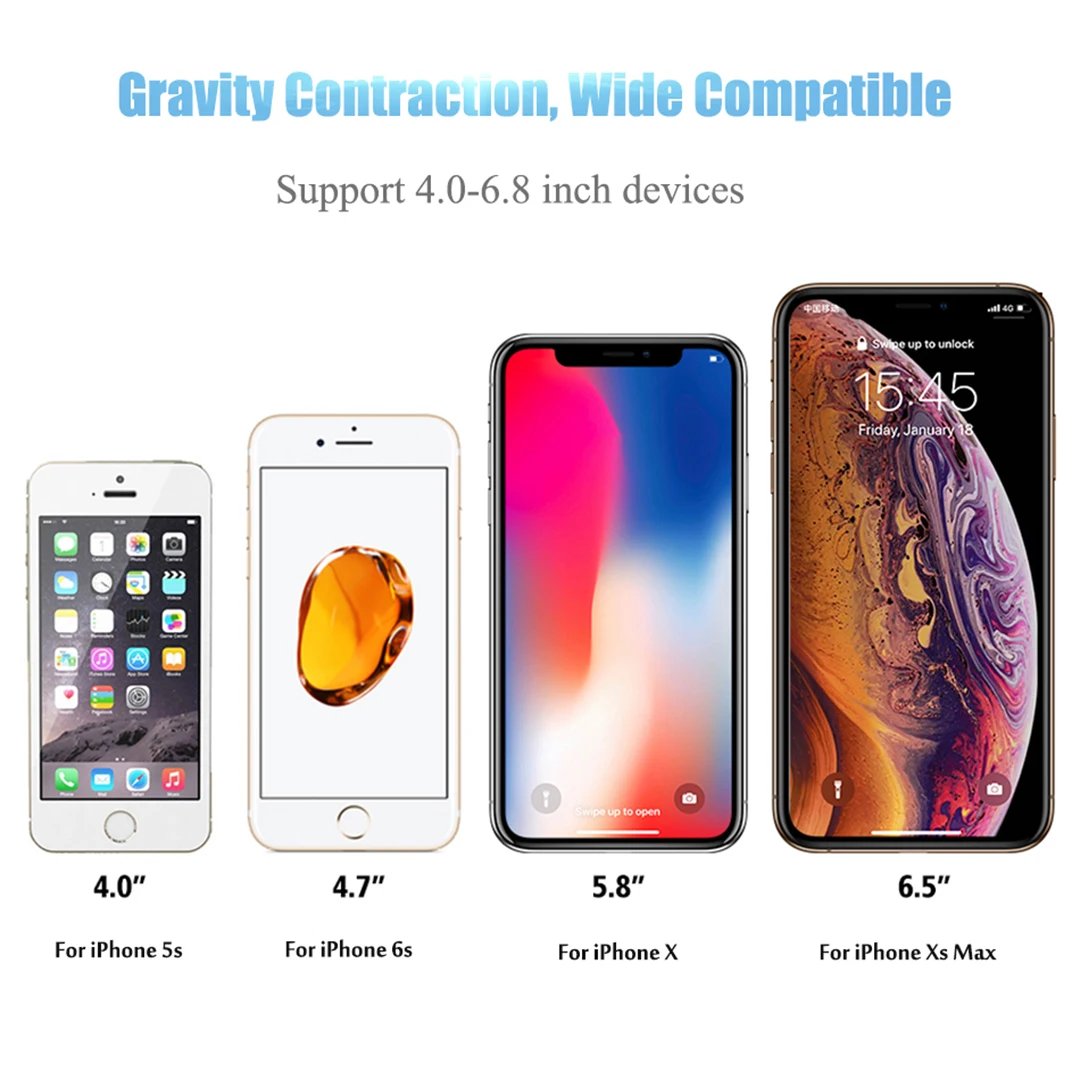 Gravity Car Holder Auto Air Vent Mount Clip for IPhone 15 Xiaomi Samsung Bracket Cell Holder No Magnetic GPS Mobile Phone Stand Gravity Car Holder Auto Air Vent Mount Clip for IPhone 15 Xiaomi Samsung Bracket Cell Holder No Magnetic GPS Mobile Phone Stand