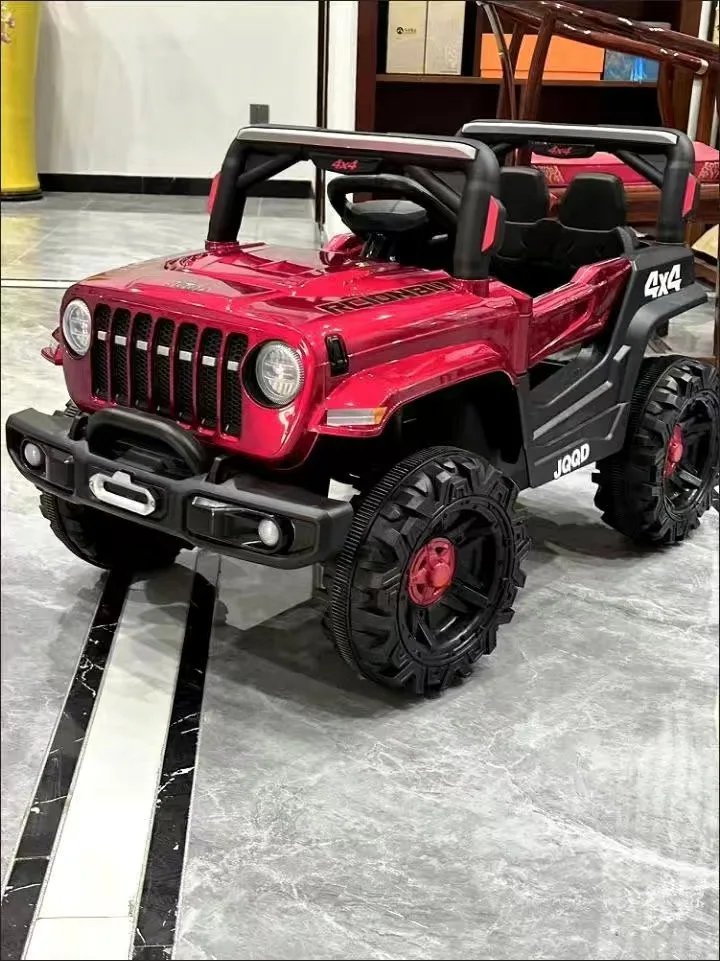 High Quality 12V 7AH Big Battery Children's Electric Four-Wheel Remote Control 4WD Off-Road Ride On Vehicle Car