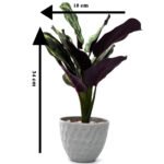 Little Luxe Leaves Vase, Fake Leaves, Silk Leaves Arrangements for Home ,Office Parties - Image 2