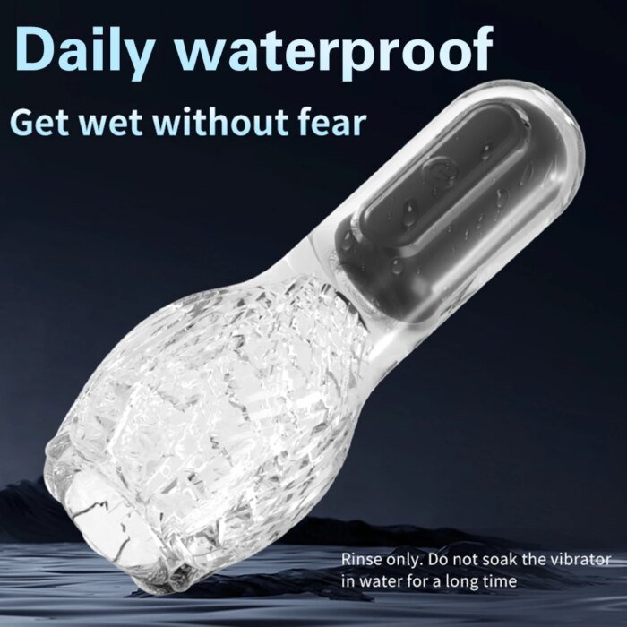 Male Masturbator Cup Vibrators Sex Toys for Men Soft Pussy Transparent Vagina Cup Oral Tornado Masturbate Adult supplies Vacuum - Image 4