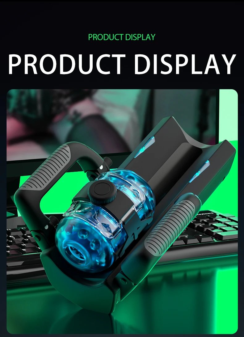 THRUSTING-King 12cm 6-Segment Fixed-point Telescopic Male Masturbator One-Key Burst Masturbation Cup Trainer Sex Toys for Men