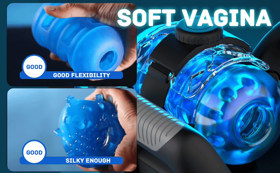 THRUSTING-King 12cm 6-Segment Fixed-point Telescopic Male Masturbator One-Key Burst Masturbation Cup Trainer Sex Toys for Men