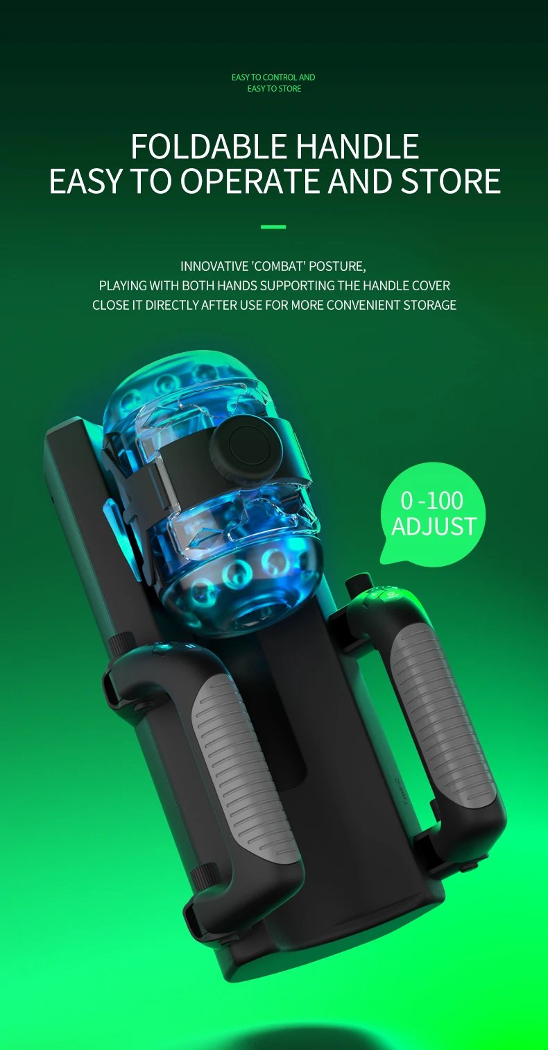THRUSTING-King 12cm 6-Segment Fixed-point Telescopic Male Masturbator One-Key Burst Masturbation Cup Trainer Sex Toys for Men