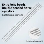 Long Stainless Steel Urethral Sounds Dilators Multi Beads Penis Plug Horse Eye Stick Dilator Masturbation Rod Adult Sex Toys - Image 4