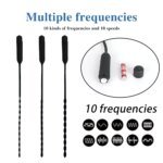 10 Frequency Urethral Vibrator Catheter Penis Plug Sex Toy for Men Vibrating Urethral Plug Penis Insertion Urethra Sound Dilator - Image 3