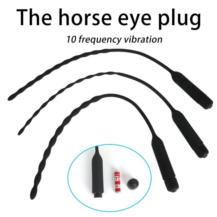 10 Frequency Urethral Vibrator Catheter Penis Plug Sex Toy for Men Vibrating Urethral Plug Penis Insertion Urethra Sound Dilator - Image 4