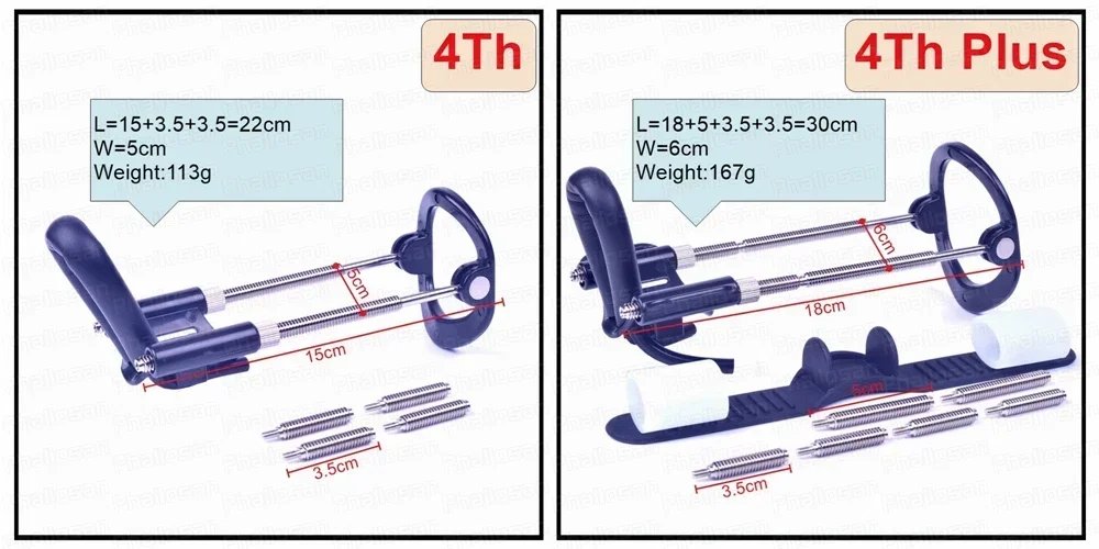 4th Generation Male Enlarger Stretcher Tension Traction Correction Bending Penis Extender Enlarger Device for Men Penis Extender