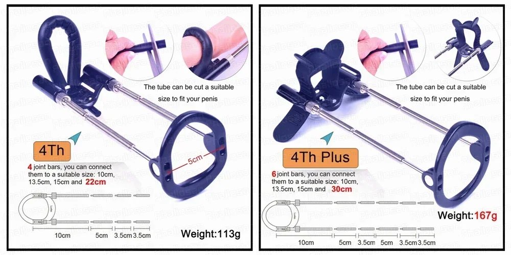 4th Generation Male Enlarger Stretcher Tension Traction Correction Bending Penis Extender Enlarger Device for Men Penis Extender