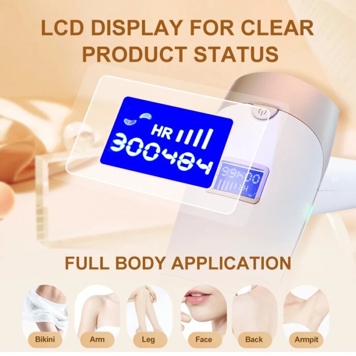 Updated Laser Epilator 21J 2in1 Replaceable Lamp Rejuvenation Permanent Painless IPL Hair Removal for Women Men Free Shipping - Image 5