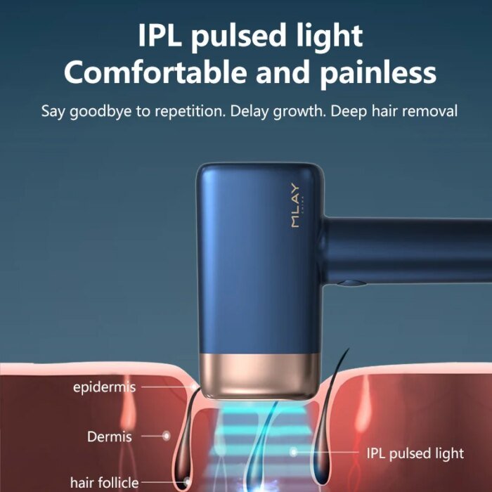 MLAY T14 Laser Hair Removal Ice Cooling IPL Laser Epilator Bikini Body Laser Depilador for Women Replaceable Lamp Hair Removal - Image 4