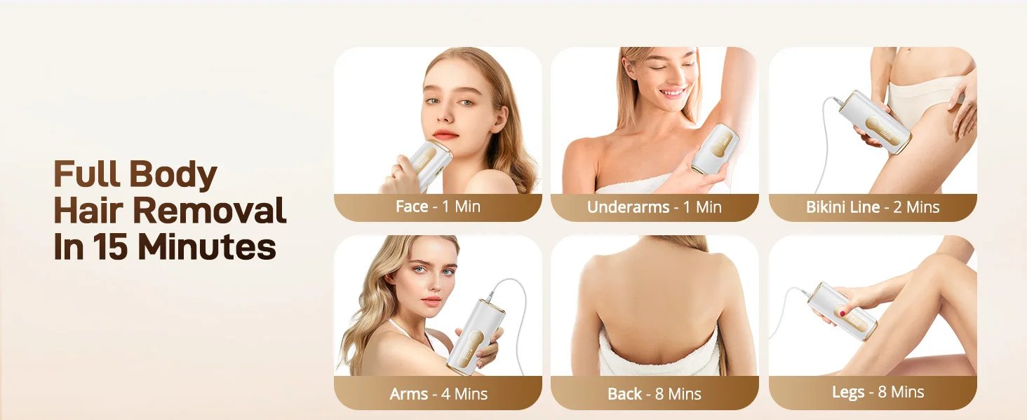 IPL Hair Remover Laser Epilator Devices ICE Cooling 999900 Flashes 3 IN 1 Permanent Painless Whole Body Treament For Women Men