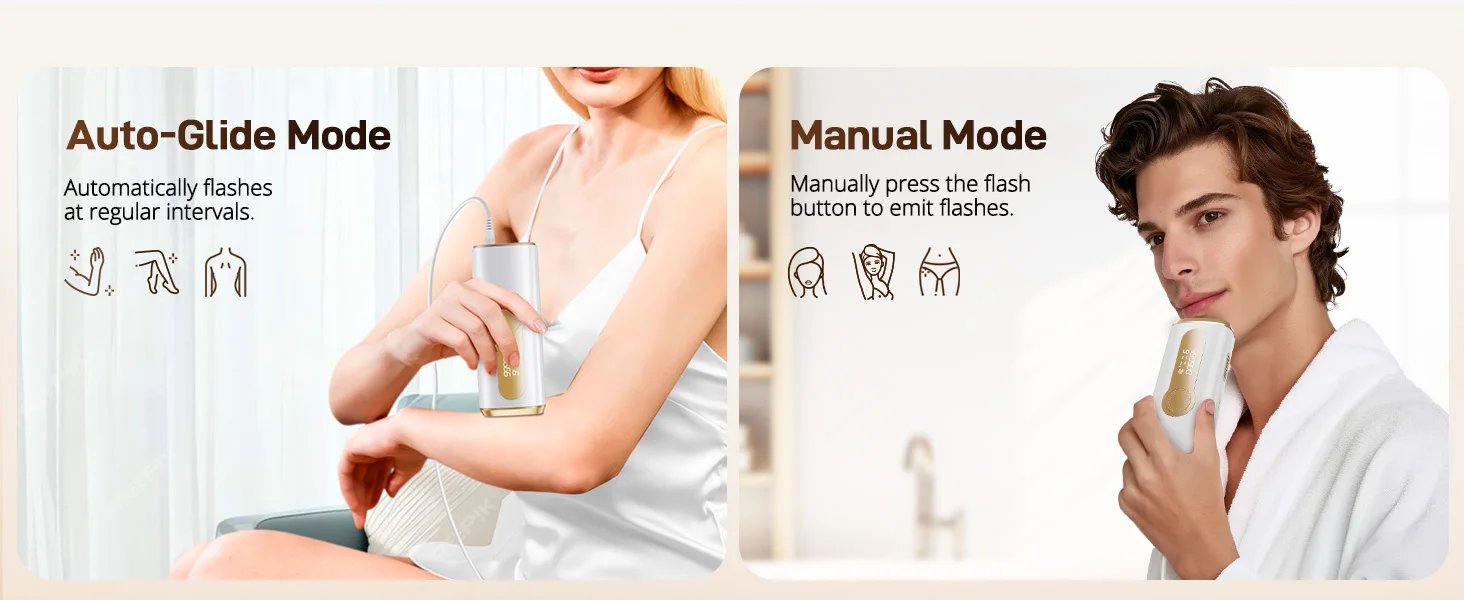 IPL Hair Remover Laser Epilator Devices ICE Cooling 999900 Flashes 3 IN 1 Permanent Painless Whole Body Treament For Women Men