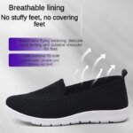 Hot Selling Knitted Flat Sole Single Shoes for Women In Spring and summer 2023 New Style Breathable Casual Shoes for Lazy Women - Image 4
