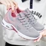 2024 Sports shoes women's new summer women's shoes large size casual breathable lace-up running shoes - Image 2