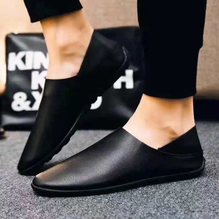 Man Summer Sneakers High Quality Handmade Leather Luxury Men's Shoe Casual Outdoor Flat Bottom Driving Shoes Zapatos De Hombre - Image 3