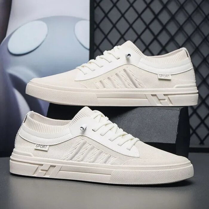 Summer Men's Shoes Breathable Mesh Canvas Shoe Light Walking Flats Comfort Casual Sneakers for Men 2024Loafers Zapatillas Hombre - Image 5