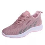 Running Shoes Ladies Breathable Sneakers Summer Light Mesh Air Cushion Women's Sports Shoes Outdoor Lace Up Training Shoes - Image 4
