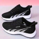 Running Shoes Ladies Breathable Sneakers Summer Light Mesh Air Cushion Women's Sports Shoes Outdoor Lace Up Training Shoes - Image 3