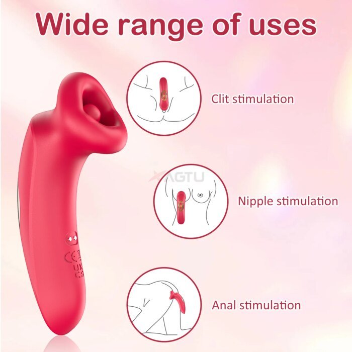 Sex Toys Tongue Licking Vibrator Clitoris Stimulator Massager Dildo Vibrator Masturbation Tools Women Vibration Adult Supplies - Image 3
