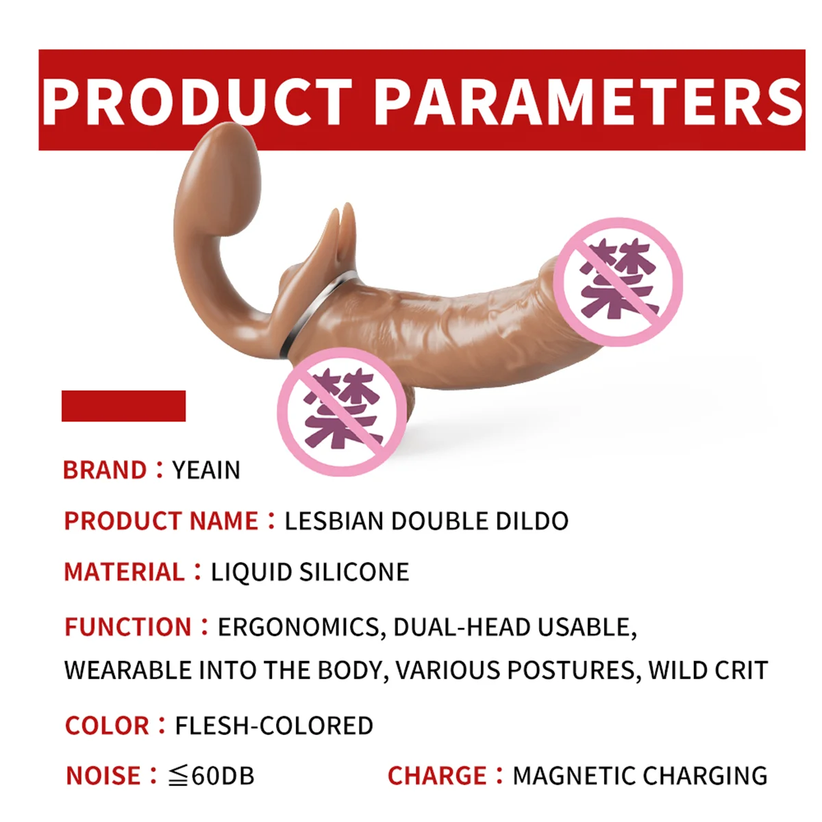 Lesbian Telescopic Dildo Vibrator Strapless Strap-on For Women Double-heads G Spot Vibrating Vagina Prostate Massager Sex Toys