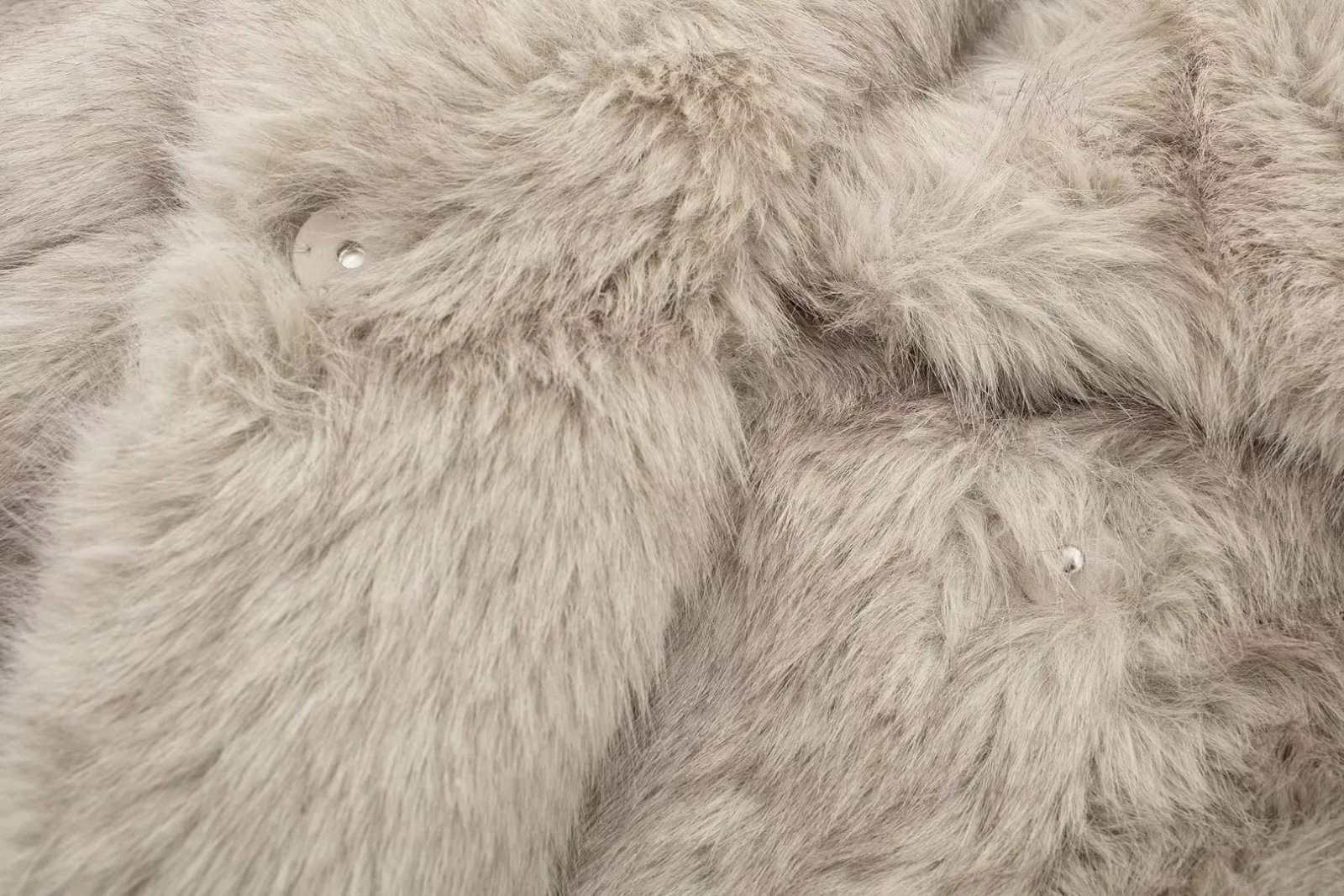 TRAF 2024 Women Fashion Cropped Faux Fur Jacket Coat Long Sleeve Front Snap-button Female Outerwear Chic Lapel Collar Thick Coat TRAF 2024 Women Fashion Cropped Faux Fur Jacket Coat Long Sleeve Front Snap-button Female Outerwear Chic Lapel Collar Thick Coat