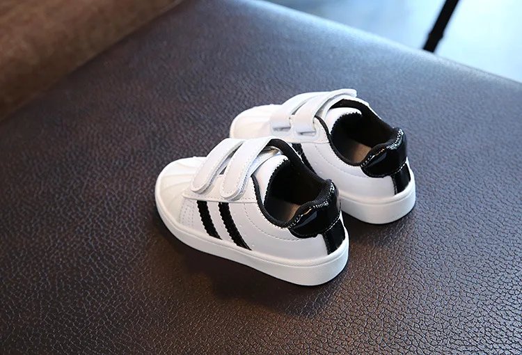 Baby Shoes Boys Sneakers Toddler Girls Shoes For Children PU Leather Flats Fashion Infant Soft Kids Casual Shoes Sapato Infantil