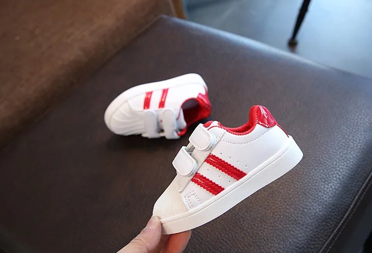 Baby Shoes Boys Sneakers Toddler Girls Shoes For Children PU Leather Flats Fashion Infant Soft Kids Casual Shoes Sapato Infantil