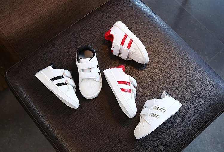 Baby Shoes Boys Sneakers Toddler Girls Shoes For Children PU Leather Flats Fashion Infant Soft Kids Casual Shoes Sapato Infantil