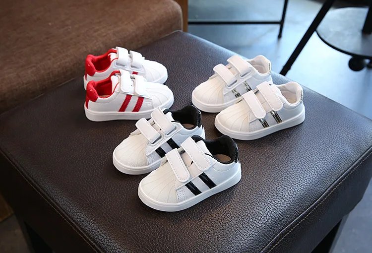Baby Shoes Boys Sneakers Toddler Girls Shoes For Children PU Leather Flats Fashion Infant Soft Kids Casual Shoes Sapato Infantil