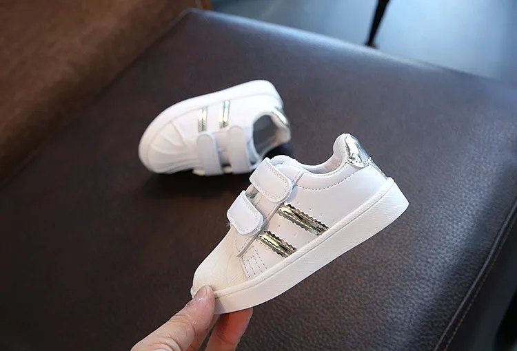Baby Shoes Boys Sneakers Toddler Girls Shoes For Children PU Leather Flats Fashion Infant Soft Kids Casual Shoes Sapato Infantil