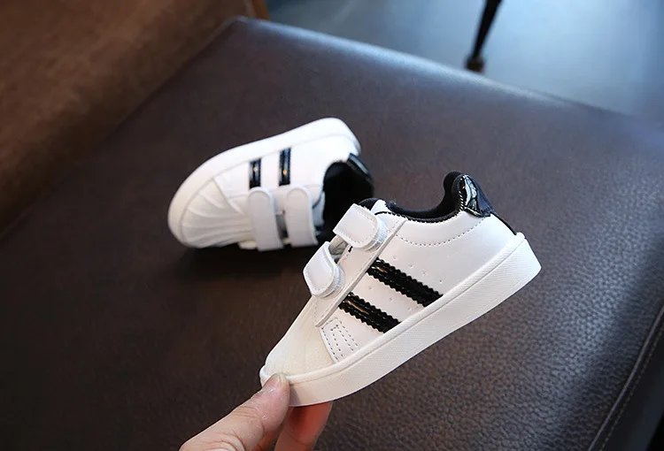 Baby Shoes Boys Sneakers Toddler Girls Shoes For Children PU Leather Flats Fashion Infant Soft Kids Casual Shoes Sapato Infantil