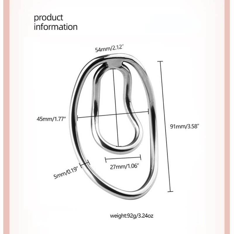 Sissy Hollow Fufu Clip Penis Hide Lock Chastity Lock Male Urethral Chastity Device Pussy Training Clip Cock Cage Sex Toy for Men
