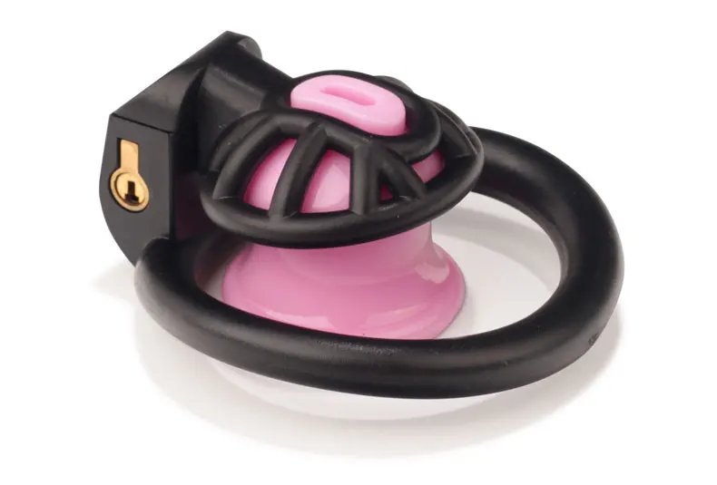 2023 Super Small Penis Ring Sissy Chastity  Cage,Locked In Lust Male Chastity Device With  Innievader Add-On