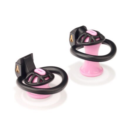 2023 Super Small Penis Ring Sissy Chastity Cage,Locked In Lust Male Chastity Device With Innievader Add-On