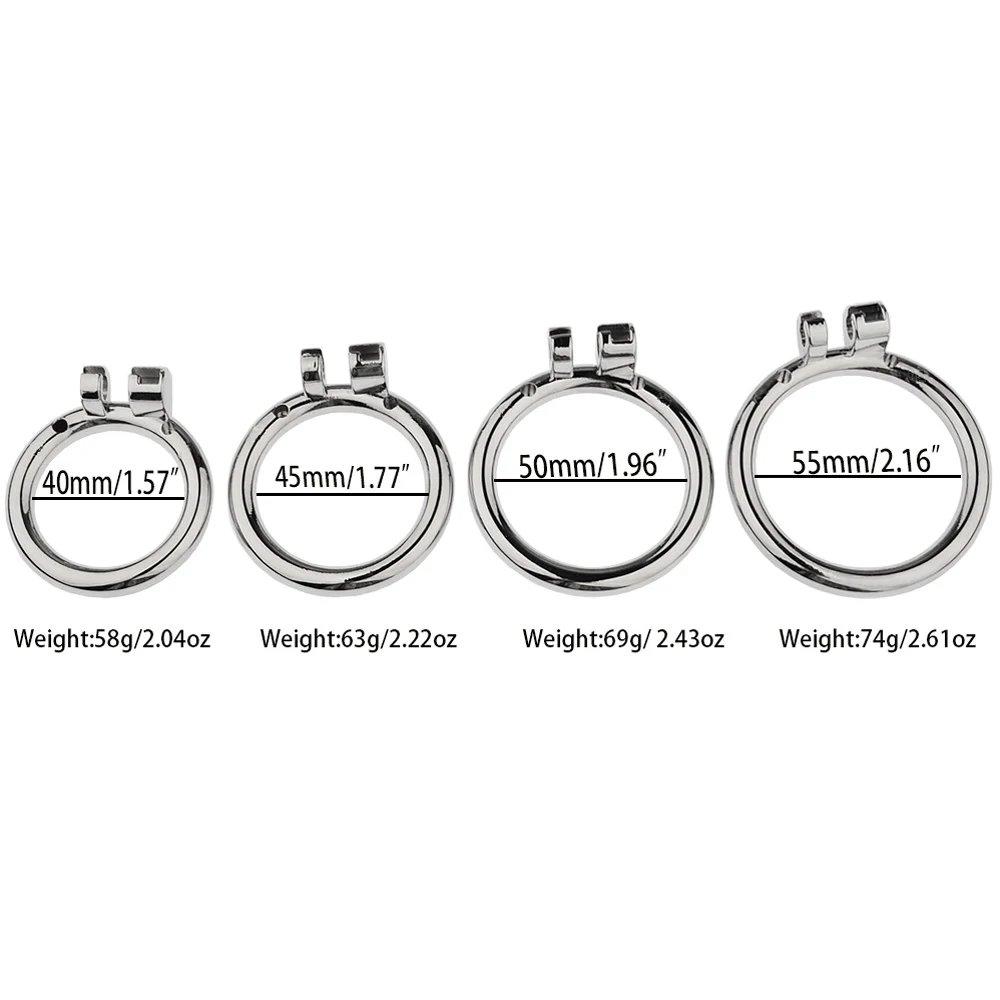 Big Metal Cock Cage CB Male Chastity Cage Sex Toys for Men Penis Ring Lock Wearable Chastity Lock Erotic Slave Bondage 18+
