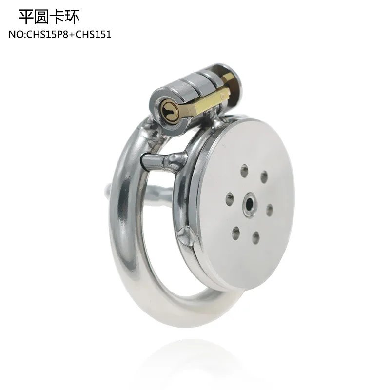 Stainless Steel Flat Chastity Lock with Urethra Short/long Tube Hollow Breathable Penis Cage CB Chastity Device Male Erotic Toys Stainless Steel Flat Chastity Lock with Urethra Short/long Tube Hollow Breathable Penis Cage CB Chastity Device Male Erotic Toys