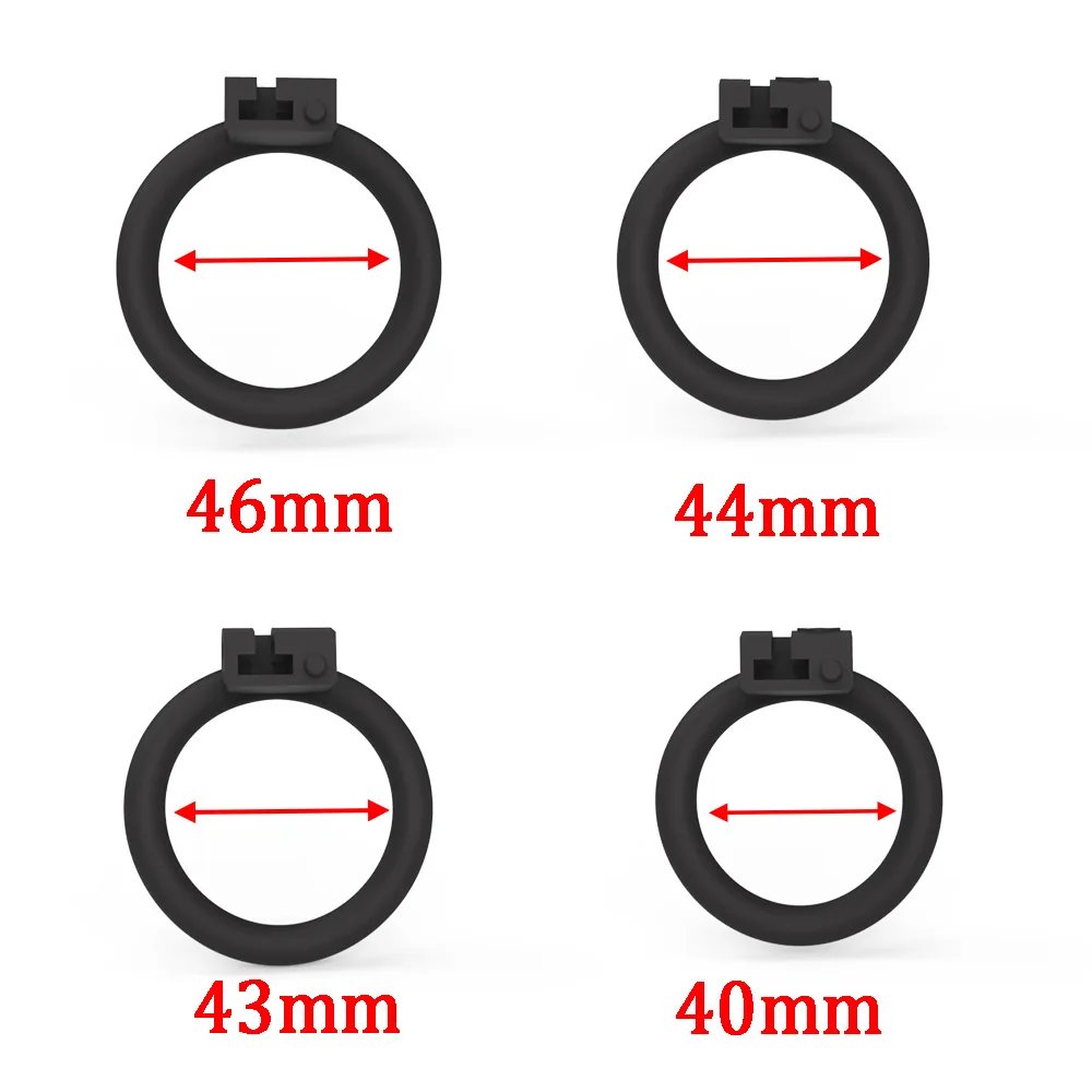 Small Penis Ring Sissy Chastity Cage Locked In Lust Male Chastity Device Cobra Male Chastity Device Positive/Negative