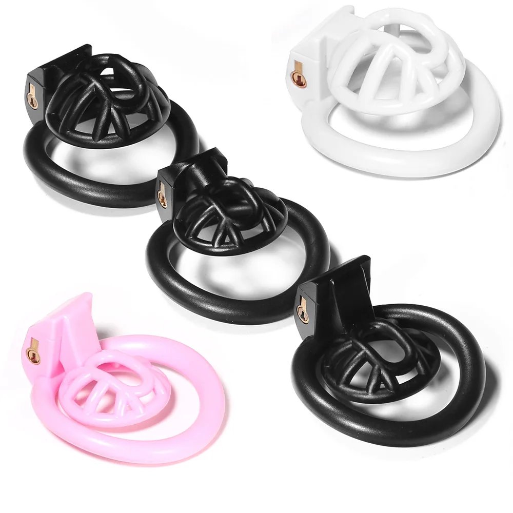 Small Penis Ring Sissy Chastity Cage Locked In Lust Male Chastity Device Cobra Male Chastity Device Positive/Negative