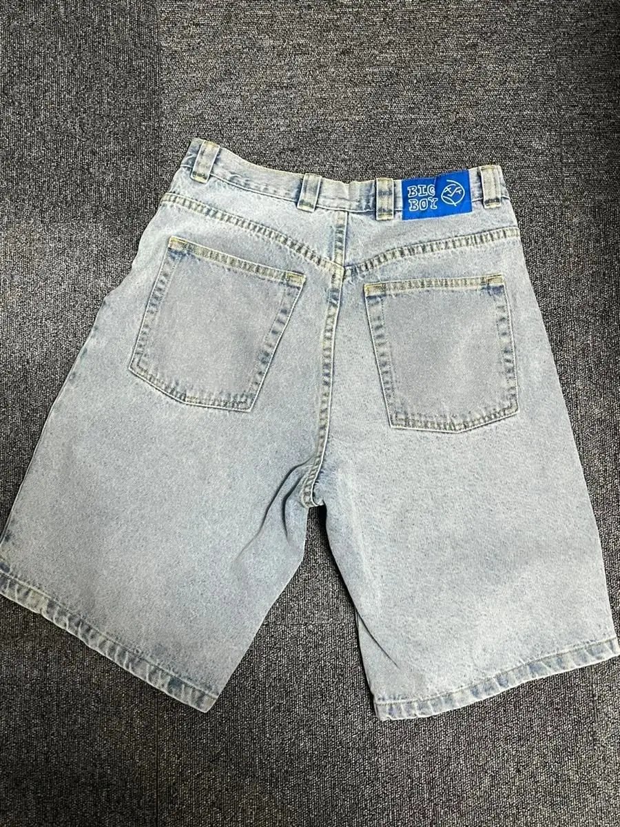 Streetwear Big Boy Shorts Y2K Harajuku Hip Hop Cartoon Pattern Embroidered Retro Blue Denim Short Men Women Fashion Casual Short Streetwear Big Boy Shorts Y2K Harajuku Hip Hop Cartoon Pattern Embroidered Retro Blue Denim Short Men Women Fashion Casual Short