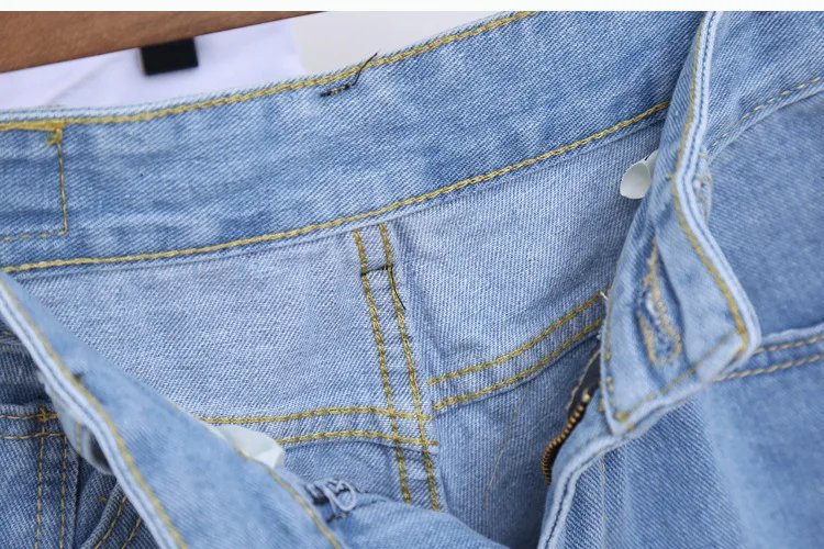 Summer Women Clothing High Waisted Short Jeans Cotton For Female Loose Leg Wide Pants Booty Shorts Denim 2024 New