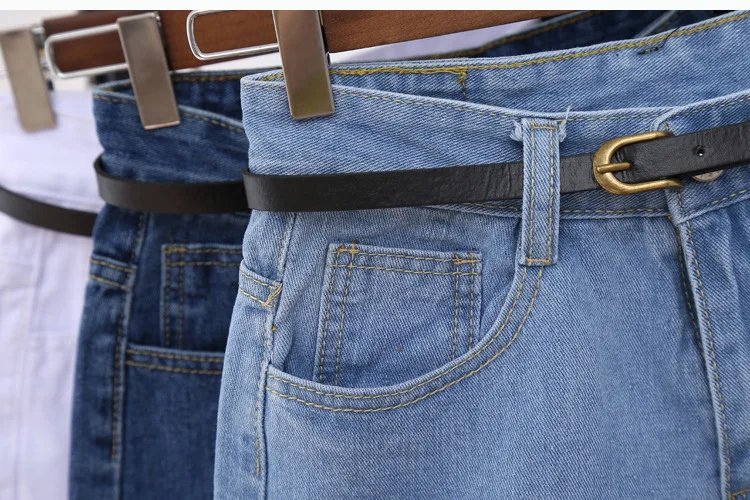Summer Women Clothing High Waisted Short Jeans Cotton For Female Loose Leg Wide Pants Booty Shorts Denim 2024 New