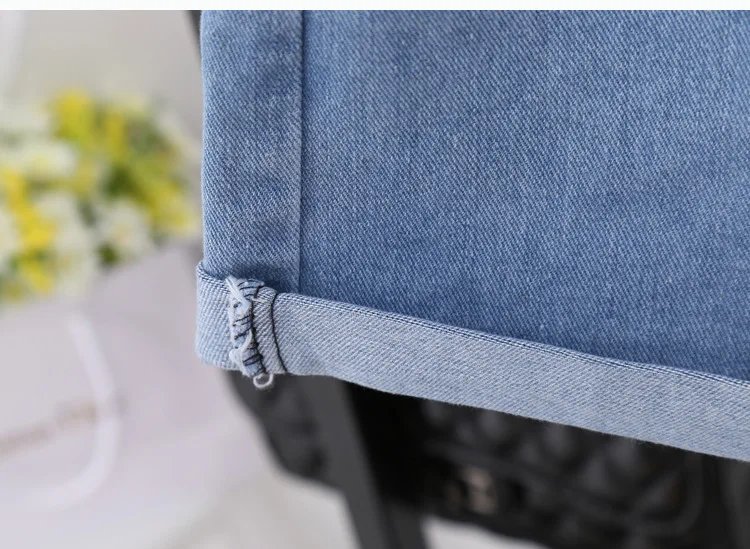 Summer Women Clothing High Waisted Short Jeans Cotton For Female Loose Leg Wide Pants Booty Shorts Denim 2024 New